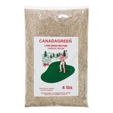 Canada Green grass seed 4lb bag front for easy yard upgrades.