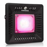 CANAGROW full spectrum LED grow light in outdoor setup for balanced plant growth