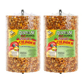 C&S hot pepper seed cylinder unwrapped and ready to hang for year-round feeding.