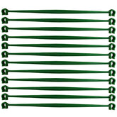 Caonysh 36pcs tomato cage connectors for 11mm stakes, secure and reusable.