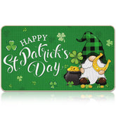 Capoda St Patrick's Day doormat with gnomes adds festive curb appeal to your entry.