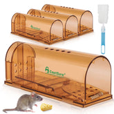 CaptSure humane mouse trap for indoor-outdoor use with no-kill control.