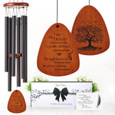 Captain Decor 32-inch memorial wind chime outdoors for remembrance and solace.