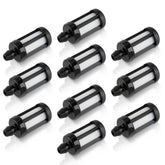CARBBIA fuel filter 10-pack for compatible STIHL saws, quick replacements.