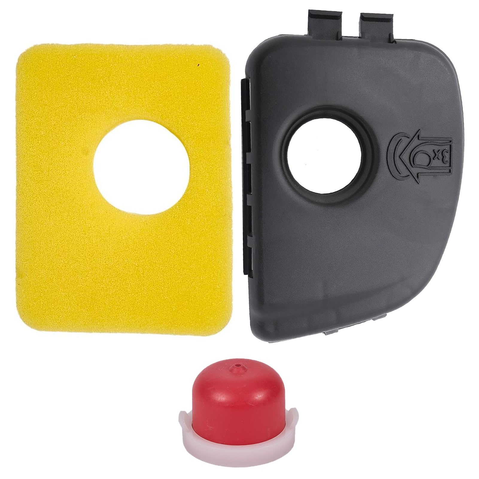 Carburionix air cleaner cover 595660 shown with filter kit for Briggs & Stratton engines