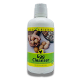 CareFree Enzymes egg washer bottle front; plant-based enzymes enable safe washing.
