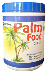 Carl Pool Palm Food bag showing balanced nutrition for palm varieties