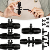 CARPATHEN drip irrigation fittings kit with 5/16 to 1/4 inch connectors for precise watering