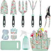 Carsolt 11-piece floral gardening tools set with gift packaging for gardeners