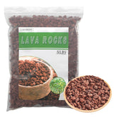 CARURBODY red lava rock 5 lb bag for easy storage and use