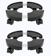 Casimr plant caddy with wheels enables easy movement of heavy pots.