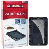 Catchmaster 40 glue trap—front view, effective indoors for mice and insects.