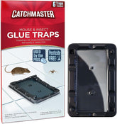 Catchmaster 6 mouse glue trap ready-to-use layout captures pests efficiently.