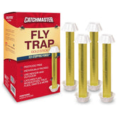 Catchmaster Gold Stick Fly Trap 4-Pack packaging for versatile home pest control.