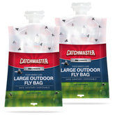 Catchmaster Pro 2-pack with no-mess lid for outdoor fly control