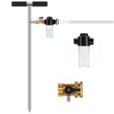 Caulimo tree watering spike with four-hole design delivers deep root moisture.