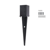 CDFYJHFDQ fence post anchor 22in for improved outdoor stability.