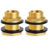 Ceaeso Ceseso bulkhead fitting brass for sturdy rain barrel connections.