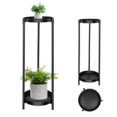 CEFZUM two-tier plant stand offers stable indoor or outdoor display.
