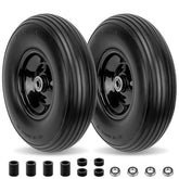 Cenipar 14.5-inch solid flat-free tire side view, durability and maintenance-free performance.