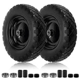 Cenipar 4.80/4.00-8 wheel and tire side view showing durable garden-ready performance