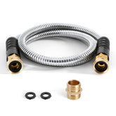 Cesun short hose end connection for tight faucet hookups and space-saving setups.