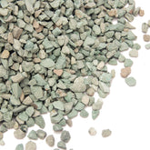 CFKJ green zeolite rocks, 18lbs, displayed as decorative planter display.