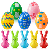 CFuguier Easter bunny inflatable for lawn display and curb appeal