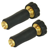 Chapin 6-9476 two-pack nozzle with high-pressure brass head for versatile watering.