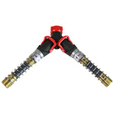 Chapin 6-9482 deluxe Y-splitter enables two simultaneous watering tasks for efficiency.