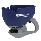 Chapin 8705A ice melt spreader hopper with tooth-edge for easy scooping.