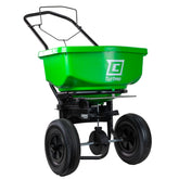 Chapin 89200A spreader hopper shows 80 lb capacity for large lawn tasks.