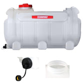 Chapin 98142 water tank with translucent poly body for quick level checks during irrigation.