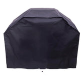 Char-Broil 2-Burner Basic Grill Cover side view protects grills from weather
