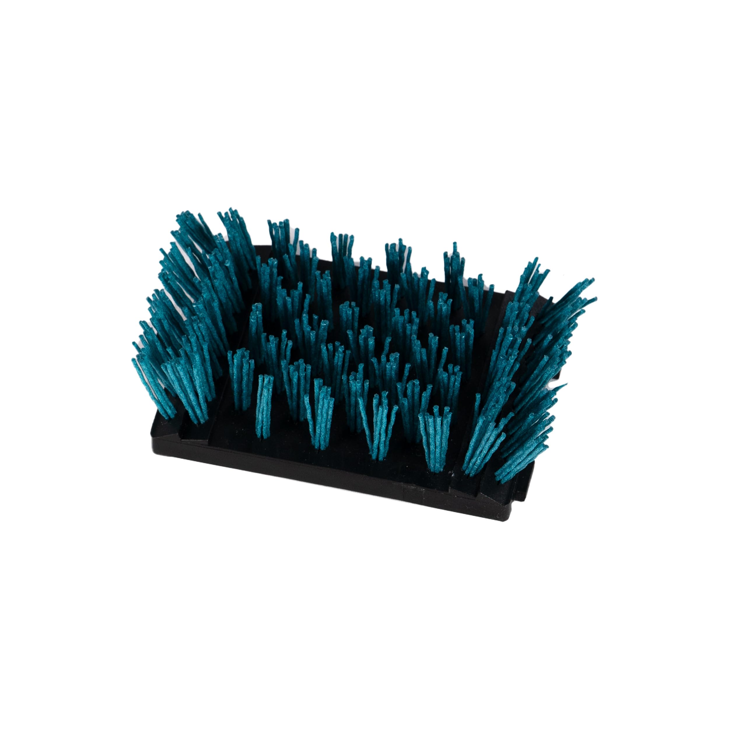 Charbroil SAFER replacement grill brush head shows emerald nylon bristles for safe, thorough cleaning