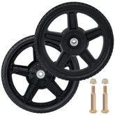 CheeMuii 12-inch lawn mower wheels pack with bolts for easy replacement