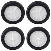 CheeMuii 7-inch lawn mower wheel front view; durable replacement for smooth mowing.