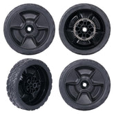 CheeMuii HRN216 rear 8 inch lawn mower wheels for steady traction on uneven lawns.