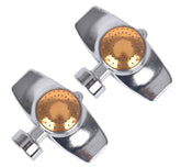 Cheerwater A30019D metal spot sprinkler front view for durable garden watering with uniform coverage.