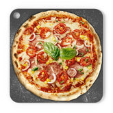Chef Pomodoro pizza steel 13-inch top view for even heat and a crisp crust.