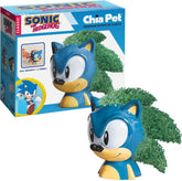 Chia Pet Sonic The Hedgehog planter in terracotta adds playful decor to any shelf.