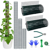 Chicarry Moss Pole DIY Kit with steel mesh for sturdy 6.6ft plant support.