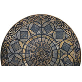 CHICHIC entrance door mat 24x36 in grey, weather-ready and stylish for busy entryways.