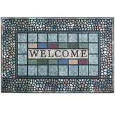 CHICHIC rectangle entrance door mat 24x36 front door, durable and welcoming for high-traffic entry