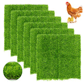 Chicken Nesting Pads 12x12 pack6 on a tidy coop surface, easy to wash.
