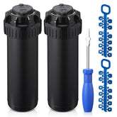 Chicmount sprinkler head assembly for in-ground irrigation efficiency