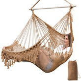 Chihee Hammock Chair cotton rope weave for comfortable indoor lounging