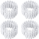Chinco fairy fence wood picket 35inch white, ideal for fairy gardens and dollhouses.