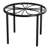 Chinpakden metal flower stand with stable design for secure plant display.
