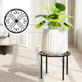 Chinpakden Plant Stand close-up showing sturdy metal frame with anti-rust coating.
